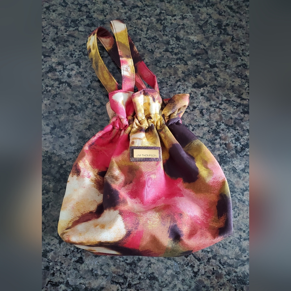 Jim Thompson Small Fabric Bag.